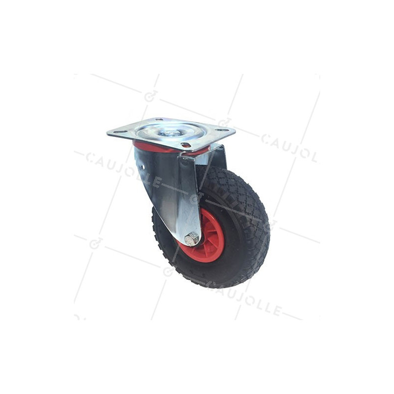 ROUE PIVOTANTE EMBOUTIE DIAMÈTRE 260 S20-1