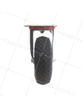 ROULETTE PNEUMATIQUE PIVOTANTE DIAMÈTRE 260 MM CHARGE 80 KG - S20-1 260