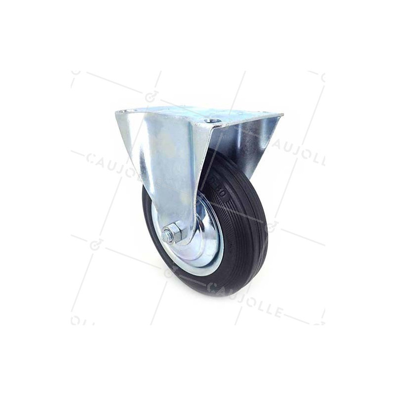 ROULETTE FIXE DE MANUTENTION DIAMÈTRE 160 MM CHARGE 150KG - S73C 160