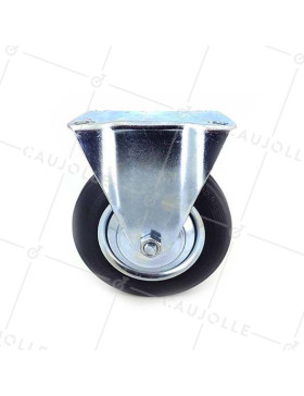 ROULETTE FIXE DE MANUTENTION DIAMÈTRE 160 MM CHARGE 150KG - S73C 160