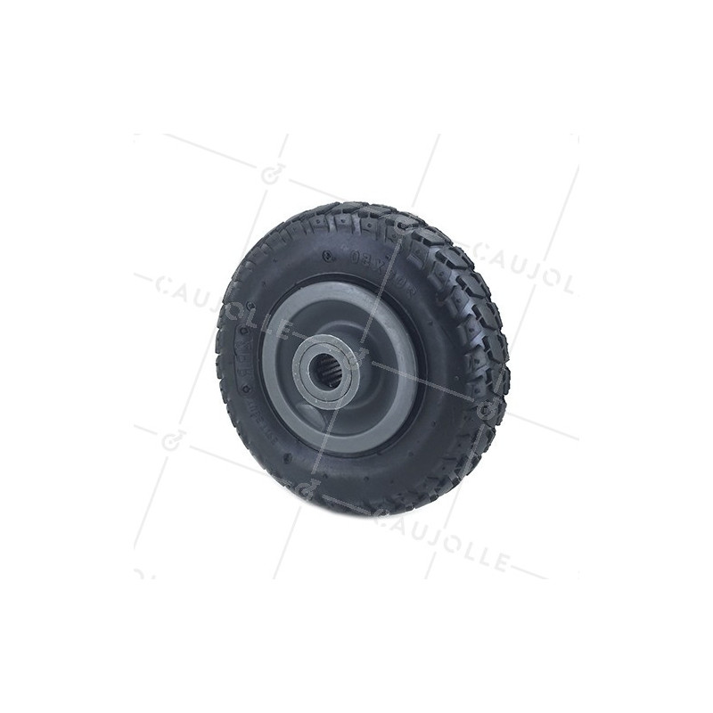 ROUE GONFLÉE DIAMÈTRE 200 MM AXE 20 MM A CRAMPONS S3000
