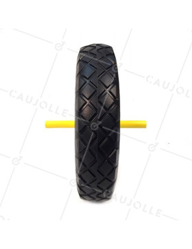 ROUE DE BROUETTE INCREVABLE DIAMÈTRE 400MM AXE 20MM