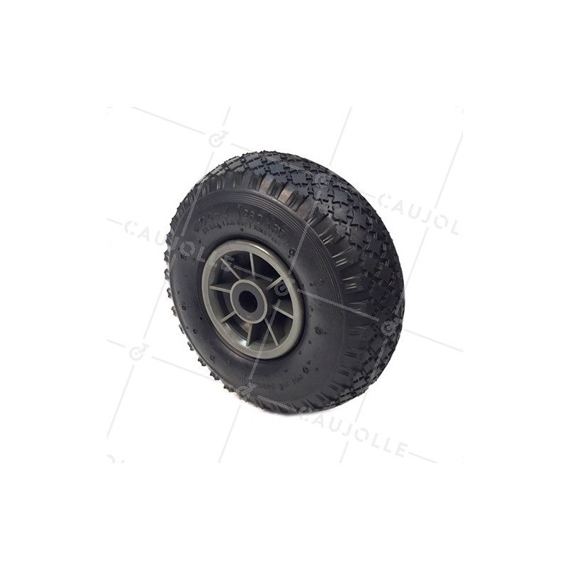INFLATED WHEEL DIAMETER 260 MM AXLE 20 MM S2700P (TIRE 3.00-4)