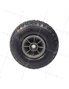 INFLATED WHEEL DIAMETER 260 MM AXLE 20 MM S2700P (TIRE 3.00-4)
