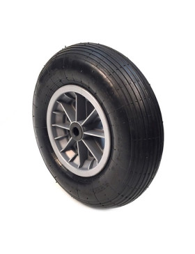 ROUE DE BROUETTE GONFLÉE DIAMÈTRE 400 MM AXE 20 MM S1006PR20/74