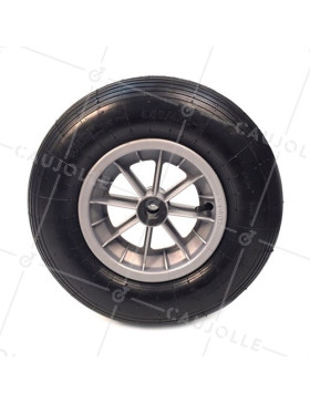 ROUE DE BROUETTE GONFLÉE SANS ROULEMENT POUR SABLE DIAMÈTRE 400MM AXE 25 MM S1006PL25 
