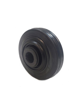 ROUE DE MANUTENTION EN CAOUTCHOUC DIAMÈTRE 125 MM AXE 25 MM S2000PC