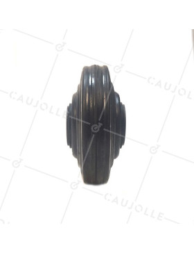 ROUE DE MANUTENTION EN CAOUTCHOUC DIAMÈTRE 125 MM AXE 25 MM S2000PC