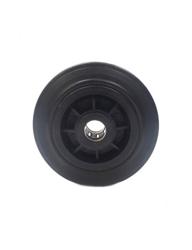 ROUE DE MANUTENTION EN CAOUTCHOUC DIAMÈTRE 160 MM AXE 25 MM S2000PC