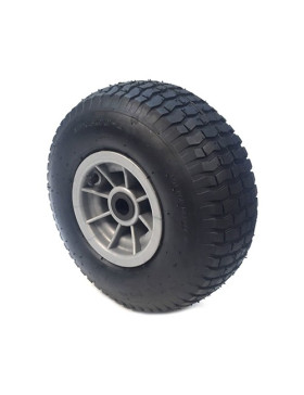 Wheel INFLATED WITH SPIKES DIAMETER 345 MM AXLE 25MM DUMPER 15X6