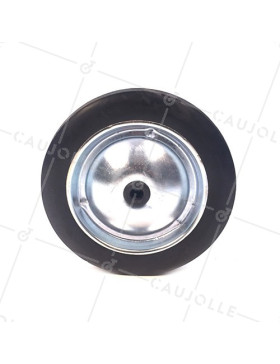 ROUE DE VOITURE À PEDALES EN CAOUTCHOUC DIAMÈTRE 182 MM CHARGE 30KG AXE 12 MM - S7200182