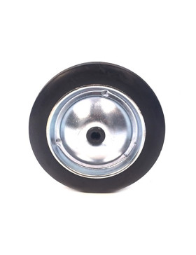 PLATE METAL AND RUBBER WHEEL 182 MM DIAMETER 12 MM BORE S7200
