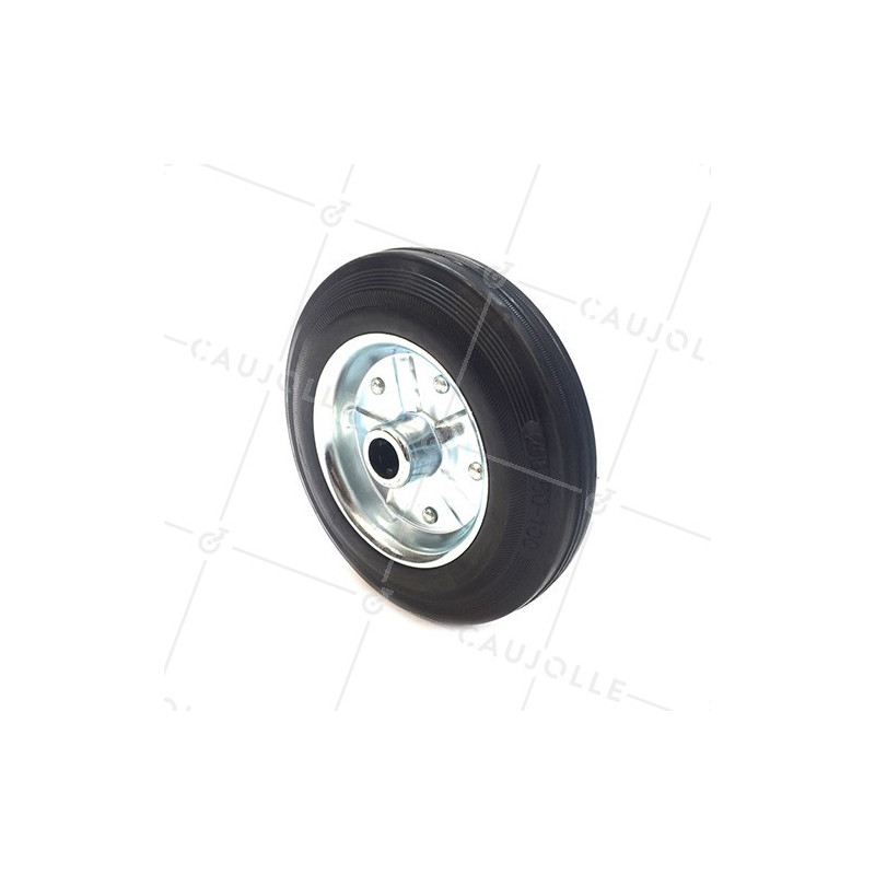 INDUSTRIAL USAGE RUBBER WHEEL 200 MM DIAMETER BORE 20 MM S2000TS
