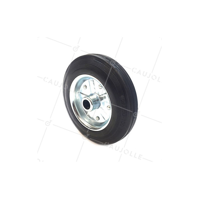 INDUSTRIAL USAGE RUBBER WHEEL 250 MM DIAMETER BORE 20 MM S2000TS