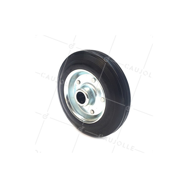 ROUE CAOUTCHOUC DE MANUTENTION DIAMÈTRE 250MM AXE 25 MM S2000TS