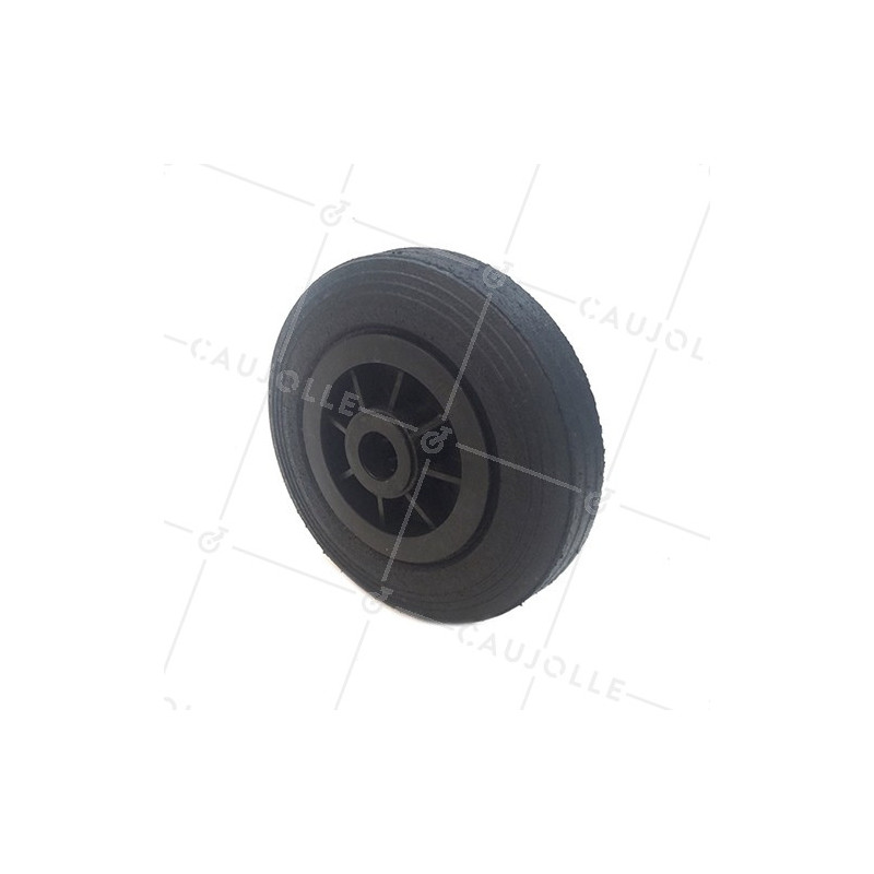 ROUE DE MANUTENTION CAOUTCHOUC DIAMÈTRE 200 MM AXE 25 MM S2000PS