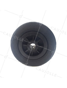 ROUE DE MANUTENTION CAOUTCHOUC DIAMÈTRE 200 MM AXE 25 MM S2000PS