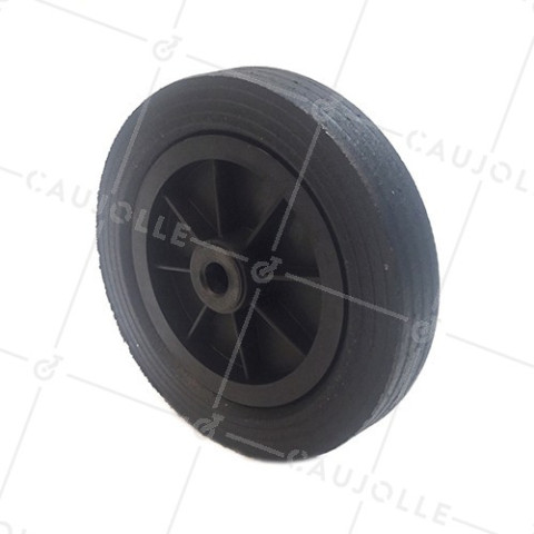 INDUSTRIAL USAGE RUBBER WHEEL 250 MM 20 MM BORE S2000PS • Caujolle