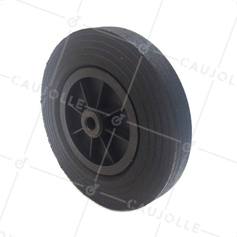 INDUSTRIAL USAGE RUBBER WHEEL 300 MM DIAMETER 20 MM BORE S2000PS • Caujolle