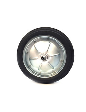 PUNCTURE-PROOF HARD RUBBER WHEELBARROW WHEEL WITH STEEL RIM 360MM DIAMETER 25 MM BORE S600
