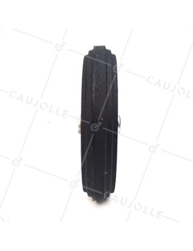 PUNCTURE-PROOF HARD RUBBER WHEELBARROW WHEEL WITH STEEL RIM 360MM DIAMETER 25 MM BORE S600