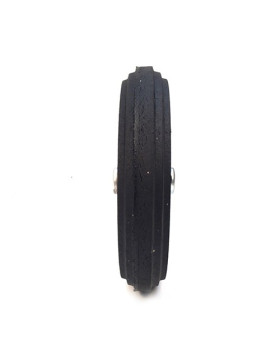 PUNCTURE-PROOF HARD RUBBER WHEELBARROW WHEEL WITH STEEL RIM 360MM DIAMETER 25 MM BORE S600