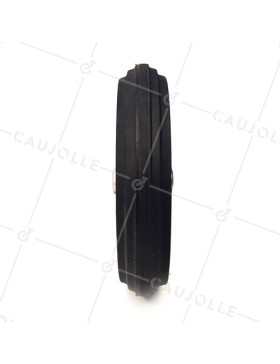 PUNCTURE-PROOF HARD RUBBER WHEELBARROW WHEEL WITH STEEL RIM 400 MM DIAMETER 20 MM BORE S600