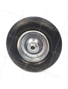 INFLATED WHEELBARROW WHEEL 400 MM DIAMETER 25 MM S1000R25