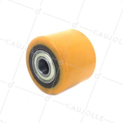 TRANSPALLET WHEEL 80 MM DIAMETER 54 MM LARGE 20 MM BORE • Caujolle