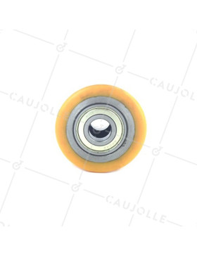 ROUE DE TRANSPALETTE DIAMÈTRE 80 MM LARGEUR 54 MM AXE 20 MM