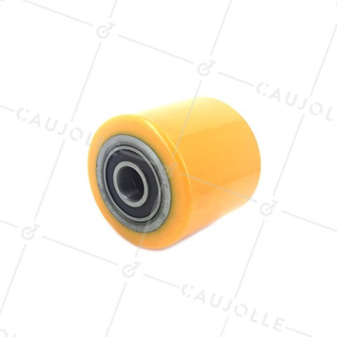 TRANSPALLET WHEEL 82 MM DIAMETER 70 MM LARGE 20 MM BORE • Caujolle