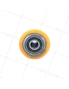 TRANSPALLET WHEEL 82 MM DIAMETER 70 MM LARGE 20 MM BORE