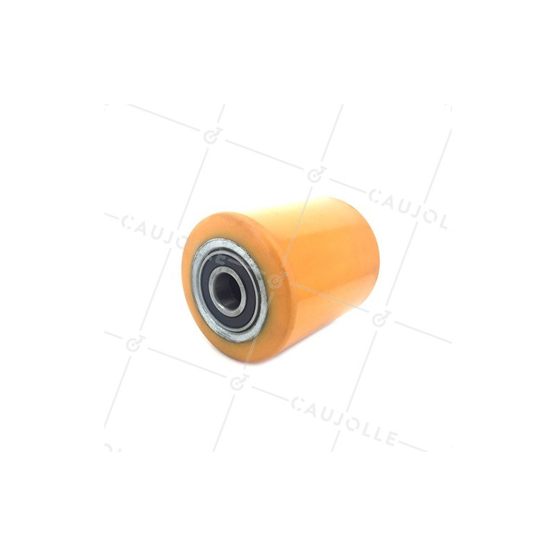 ROUE DE TRANSPALETTE DIAMÈTRE 85 MM LARGEUR 100 MM AXE 20 MM 