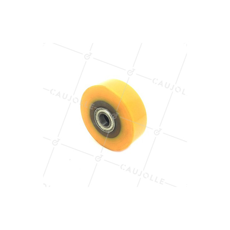 TRANSPALLET WHEEL 82 MM DIAMETER 28 MM LARGE 15 MM BORE