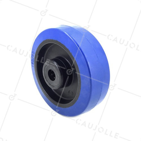 NON-MARKING SUPPLE RUBBER ROLLER 160 MM DIAMETER 12 MM BORE • Caujolle