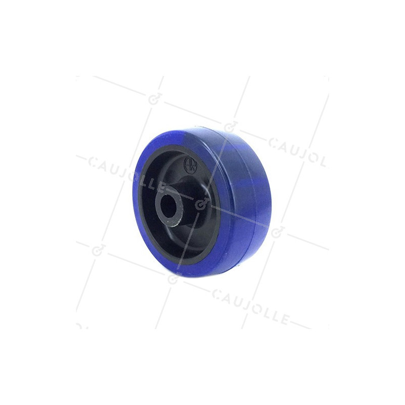 HIGHLY RESISTANT NON-MARKING SUPPLE POLYURETHANE ROLLER 80 MM DIAMETER 12 MM BORE