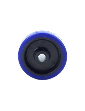 ROUE INDUSTRIELLE HAUTE RÉSISTANCE POLYURÉTHANE DIAMÈTRE 80 MM AXE 12 MM