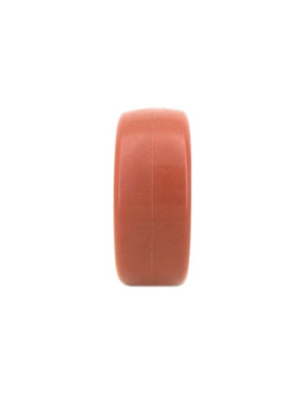 ROUE INDUSTRIELLE POLYURÉTHANE ROUGE DIAMÈTRE 150 MM AXE 12 MM