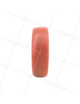 INDUSTRIAL RED POLYURETHANE ROLLER 125 MM DIAMETER 15 MM BORE
