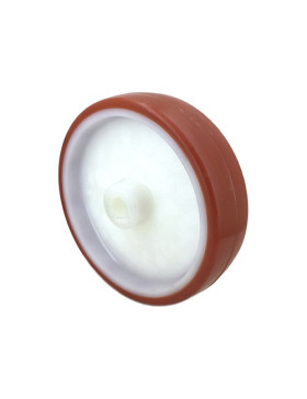 INDUSTRIAL RED POLYURETHANE ROLLER 200 MM DIAMETER 20 MM BORE