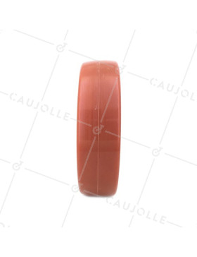 INDUSTRIAL RED POLYURETHANE ROLLER 200 MM DIAMETER 20 MM BORE