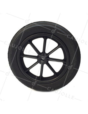 ROUE DE BROUETTE INCREVABLE DURE DIAMÈTRE 400 MM AXE 20 MM S605DP L20-74