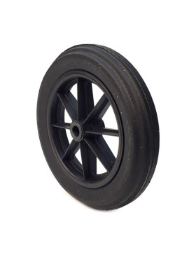 ROUE DE BROUETTE INCREVABLE DURE DIAMÈTRE 400 MM CHARGE 150KG AXE 25 MM ROULEAUX - S605DP L25-74