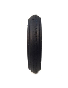 ROUE DE BROUETTE INCREVABLE DURE DIAMÈTRE 400 MM CHARGE 150KG AXE 25 MM ROULEAUX - S605DP L25-74