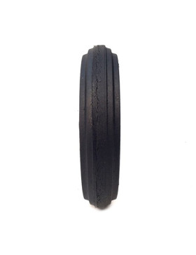 PUNCTURE-PROOF HARD RUBBER WHEELBARROW WHEEL 400 MM DIAMETER 25 MM BORE 100 MM LARGE R25-100 