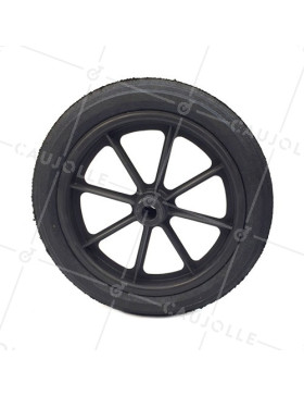 ROUE DE BROUETTE INCREVABLE DURE DIAMÈTRE 360 MM AXE 20 MM S605DP L20-100