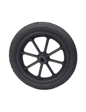 ROUE DE BROUETTE INCREVABLE DURE DIAMÈTRE 360 MM AXE 20 MM S605DP L20-100