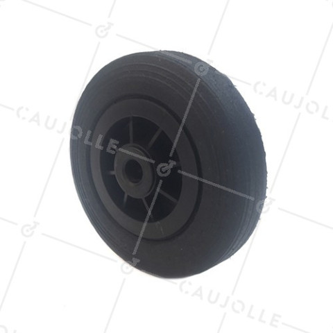 INDUSTRIAL USAGE RUBBER WHEEL 200 MM DIAMETER 20 MM BORE S2000PS • Caujolle