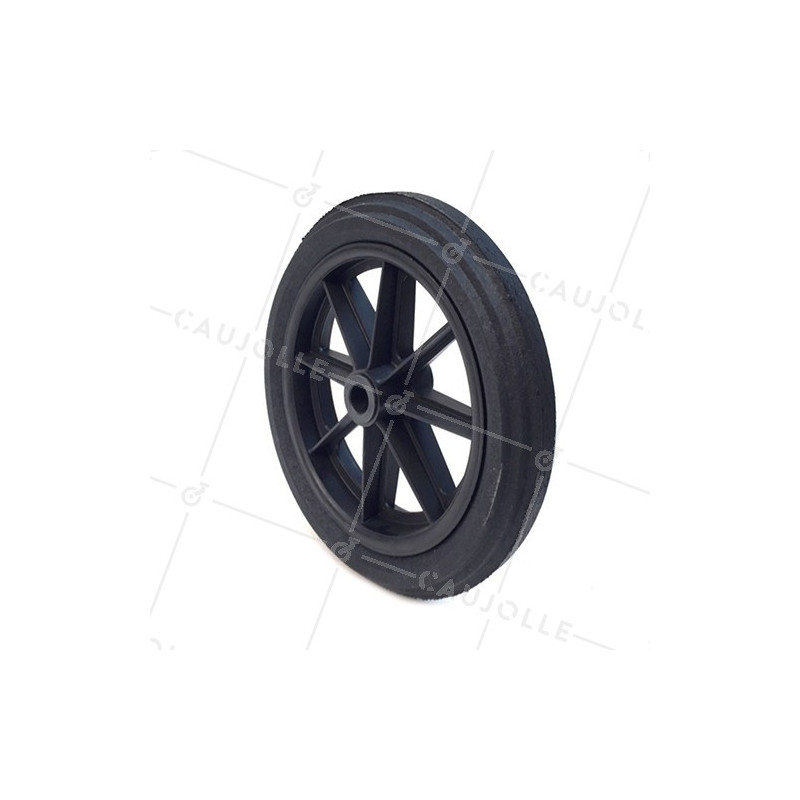 ROUE DE BROUETTE INCREVABLE DURE DIAMÈTRE 360 MM AXE 25 MM S605DP L25-74