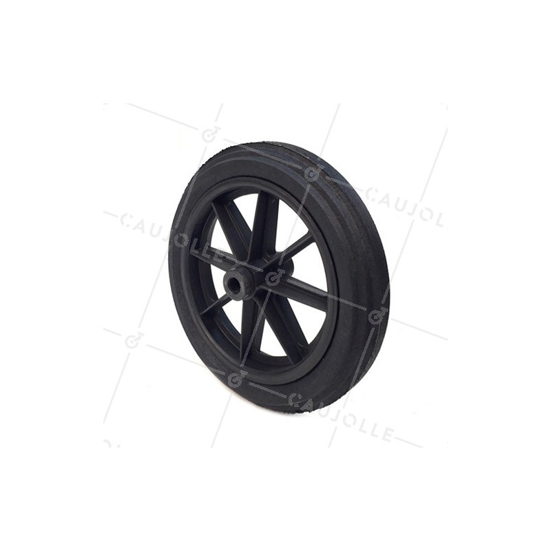 ROUE DE BROUETTE INCREVABLE DURE DIAMÈTRE 360 MM AXE 20 MM S605DP L20-100